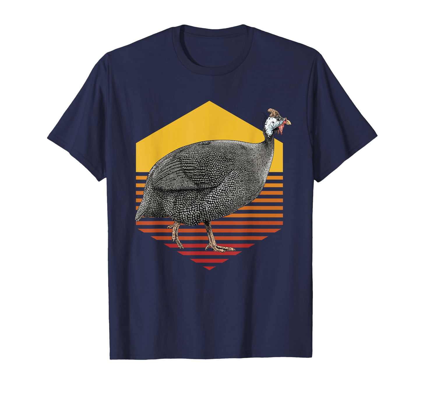 Guinea Fowl Retro T-Shirt