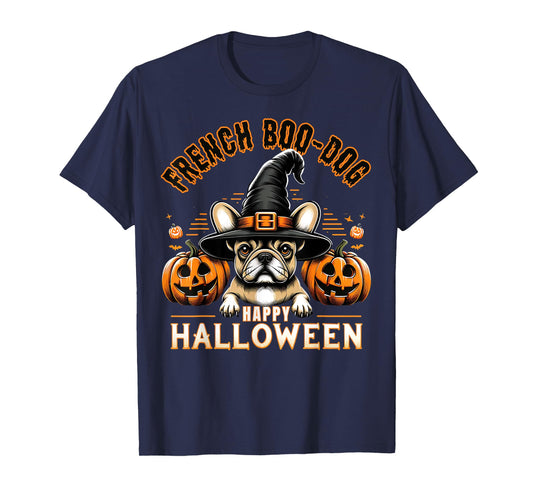 French Bulldog Happy Halloween cute Boodog Halloween Bulldog T-Shirt