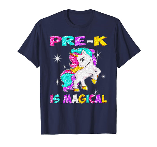 Pre-K is Magical TShirt Unicorn Back to School