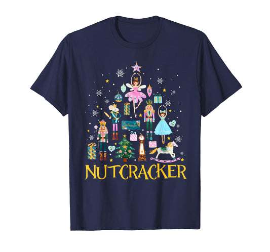 Nutcracker Crackin' Merry Christmas Xmas Pajamas Holiday T-Shirt