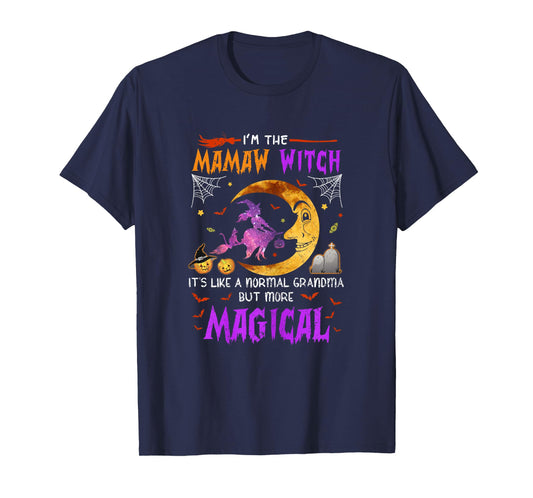 I'm Mamaw Witch Cute Grandma Magical Halloween T-Shirt