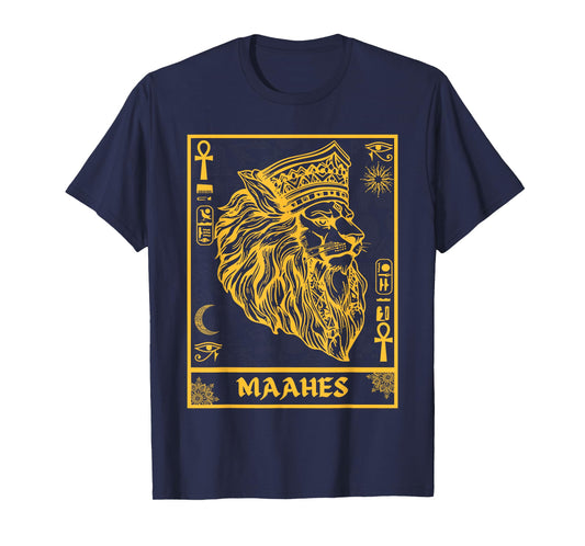 Ancient Egypt Maahes Egyptian War God Kemetic Art T-Shirt