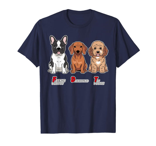 French Bulldog Dachshund Toy Poodle Funny Subtle Anti Trump T-Shirt