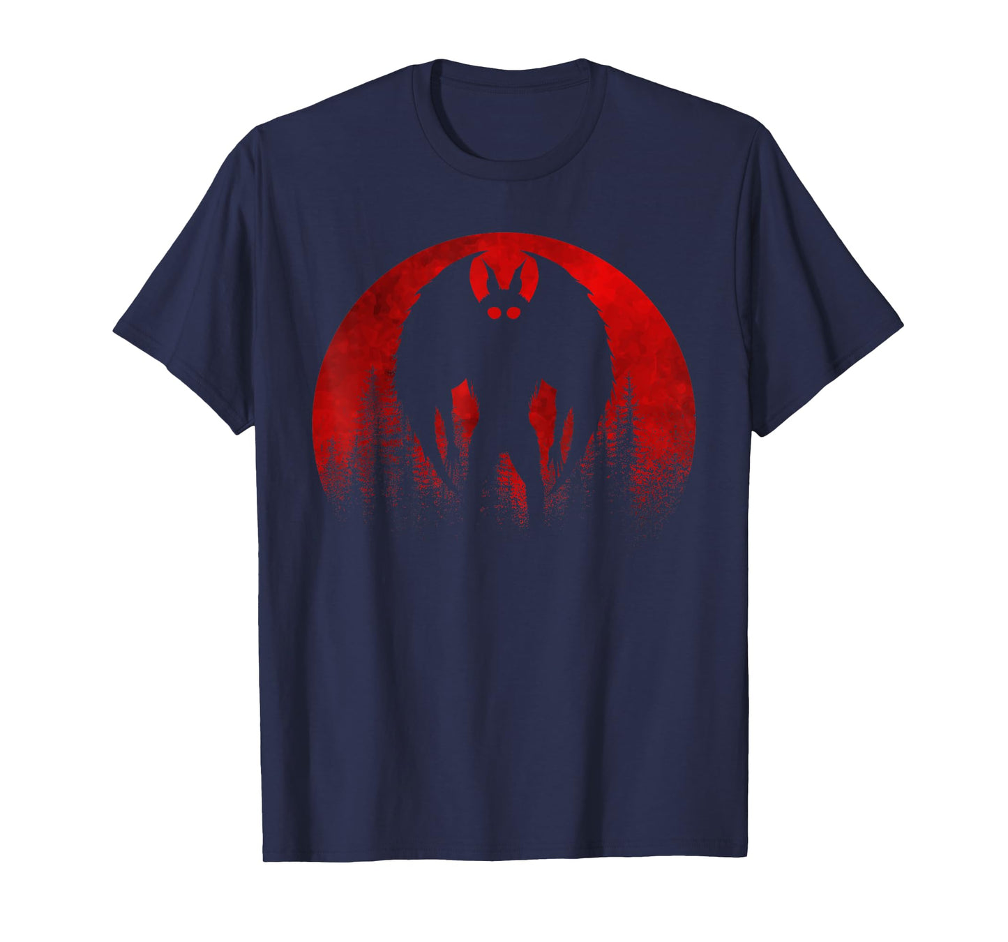 Mothman Moon | Cryptozoology Cryptid For Men Women | Mothman T-Shirt
