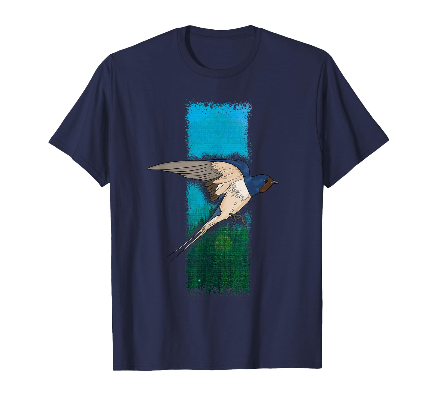 Barn Swallow Backyard Bird Graphic T-Shirt