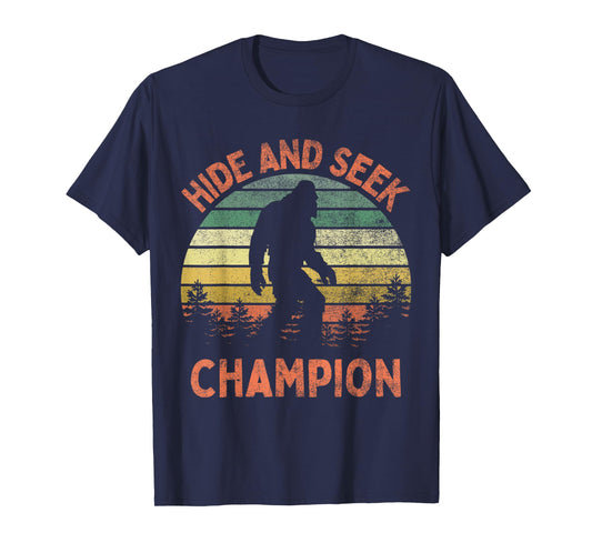 Hide And Seek Champion Sasquatch Funny Bigfoot T-Shirt