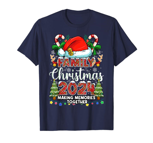 Family Christmas 2024 Matching Family Christmas Squad Xmas T-Shirt