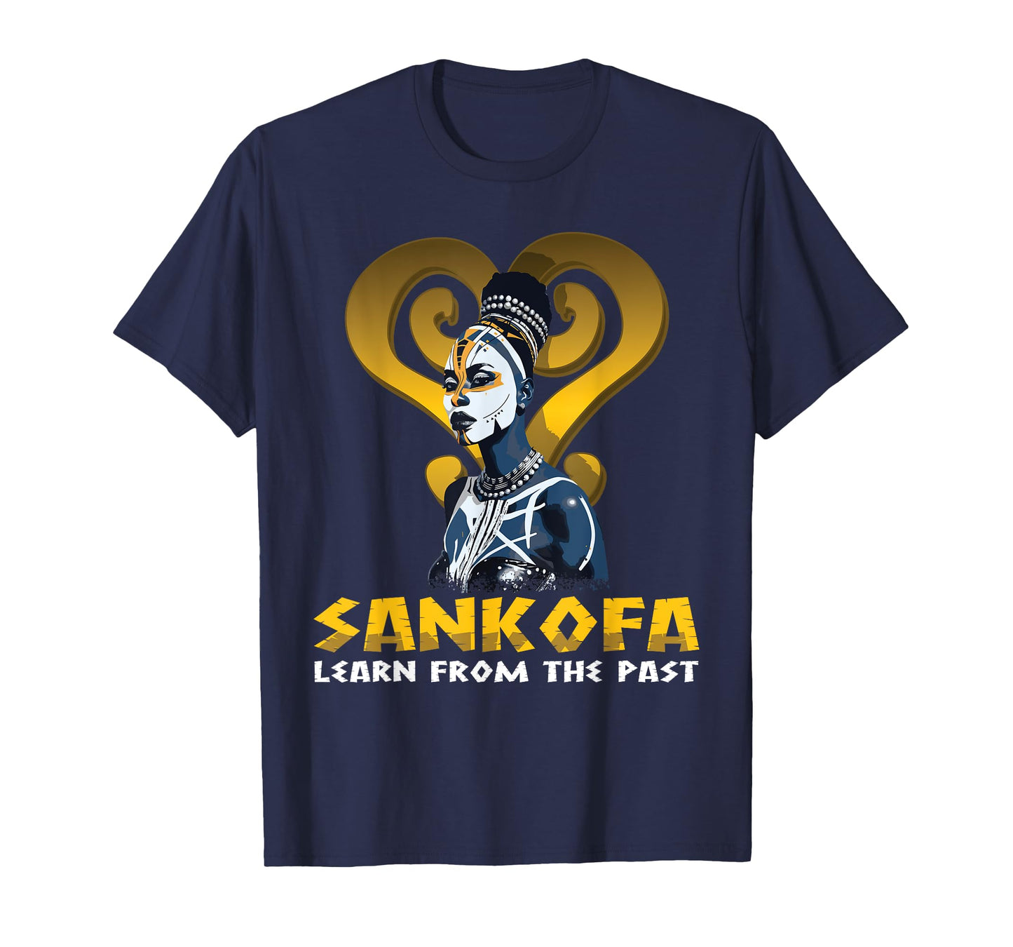 "Sankofa learn from the past" Adinkra Pan African Sankofa T-Shirt