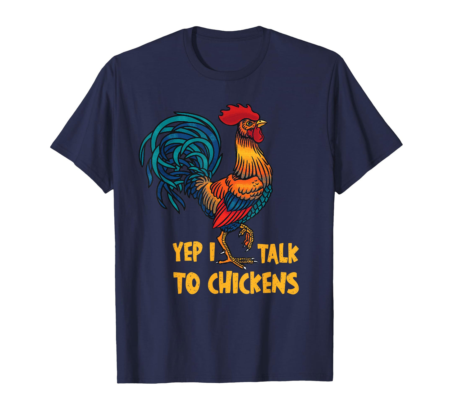 Funny Chicken For Men Women Crazy Chicken Farmer Lovers T-Shirt