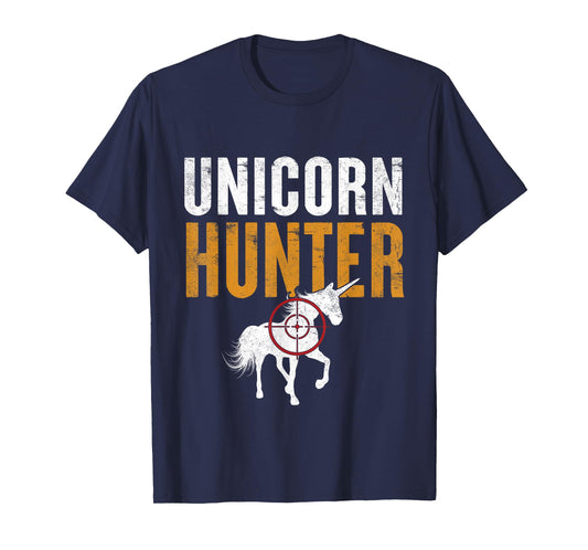 Funny Lazy Halloween Costume Unicorn Hunter Costume Men T-Shirt