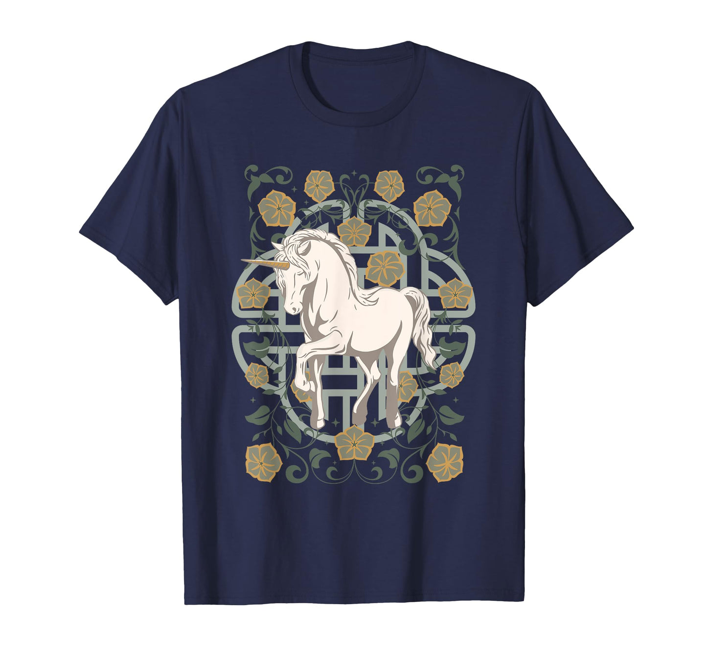 Celtic Unicorn Design T-Shirt