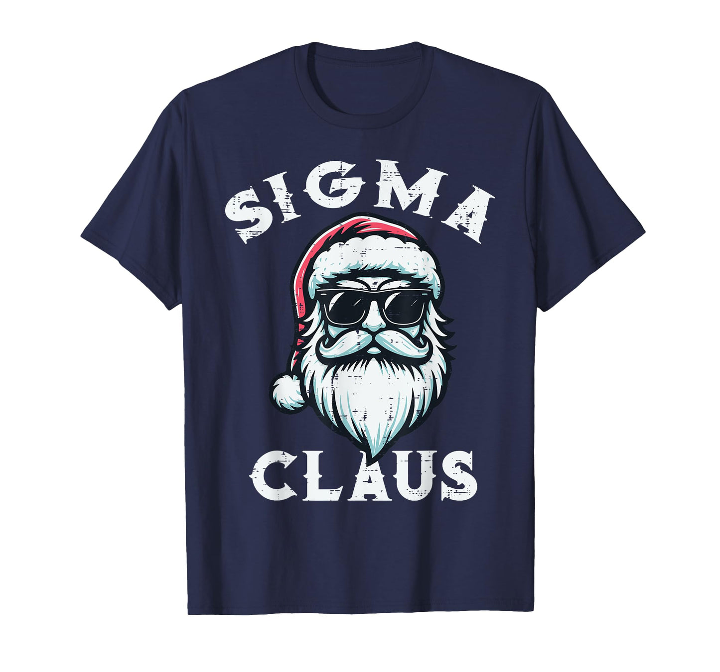 Sigma Claus Santa Funny Christmas Boys Teens Kids Men T-Shirt