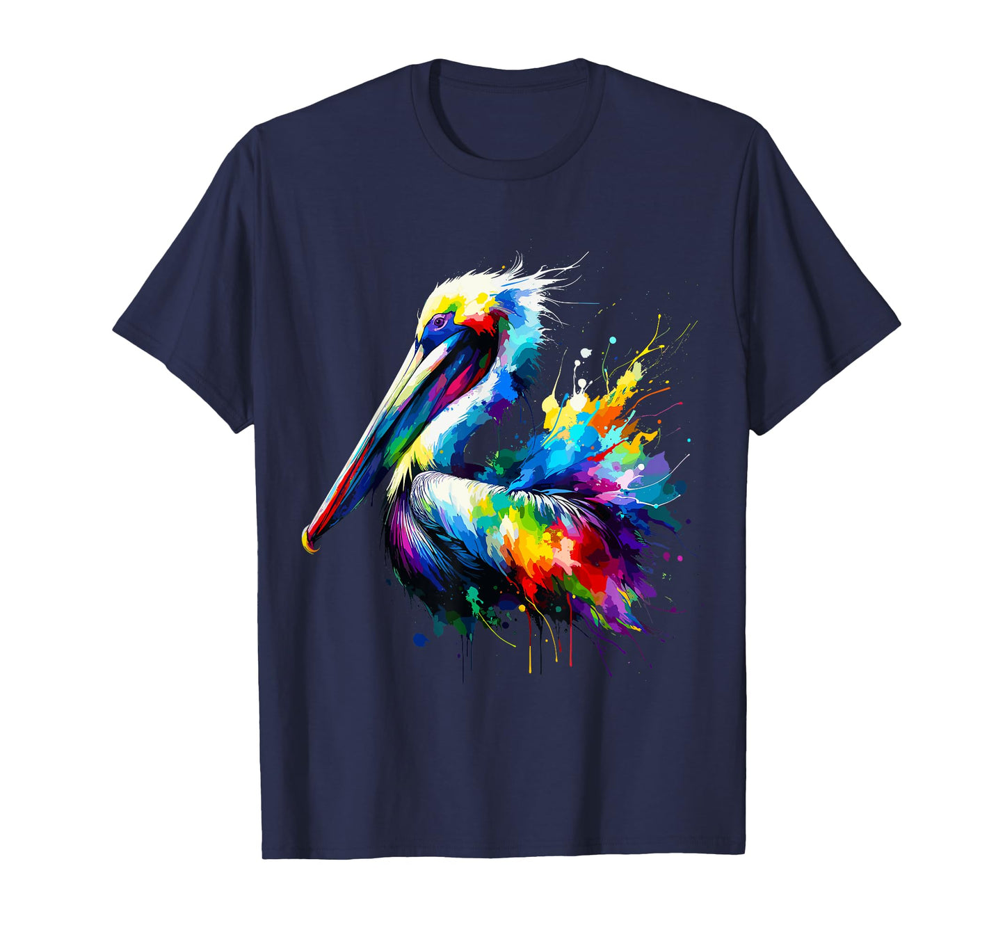 Splash Art Pelican Pelicans T-Shirt