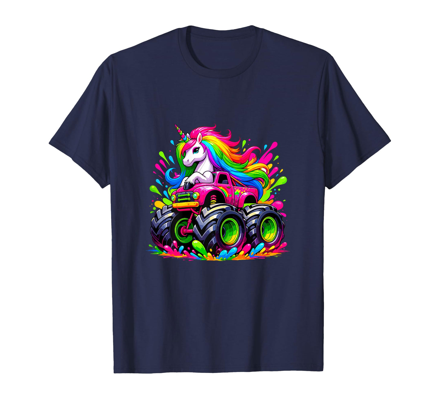 Unicorn Monster Truck T-Shirt