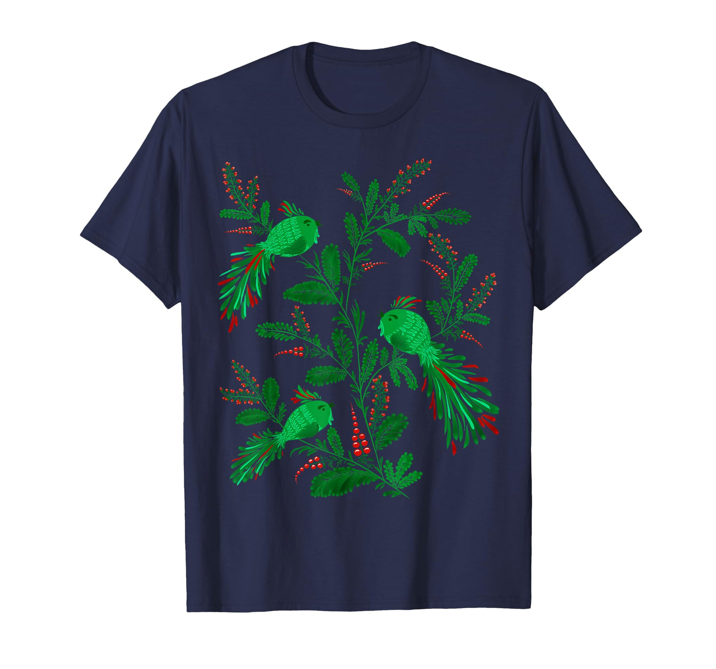 Magic Birds - Cute Floral Vintage Ukrainian Vyshyvanka Style T-Shirt