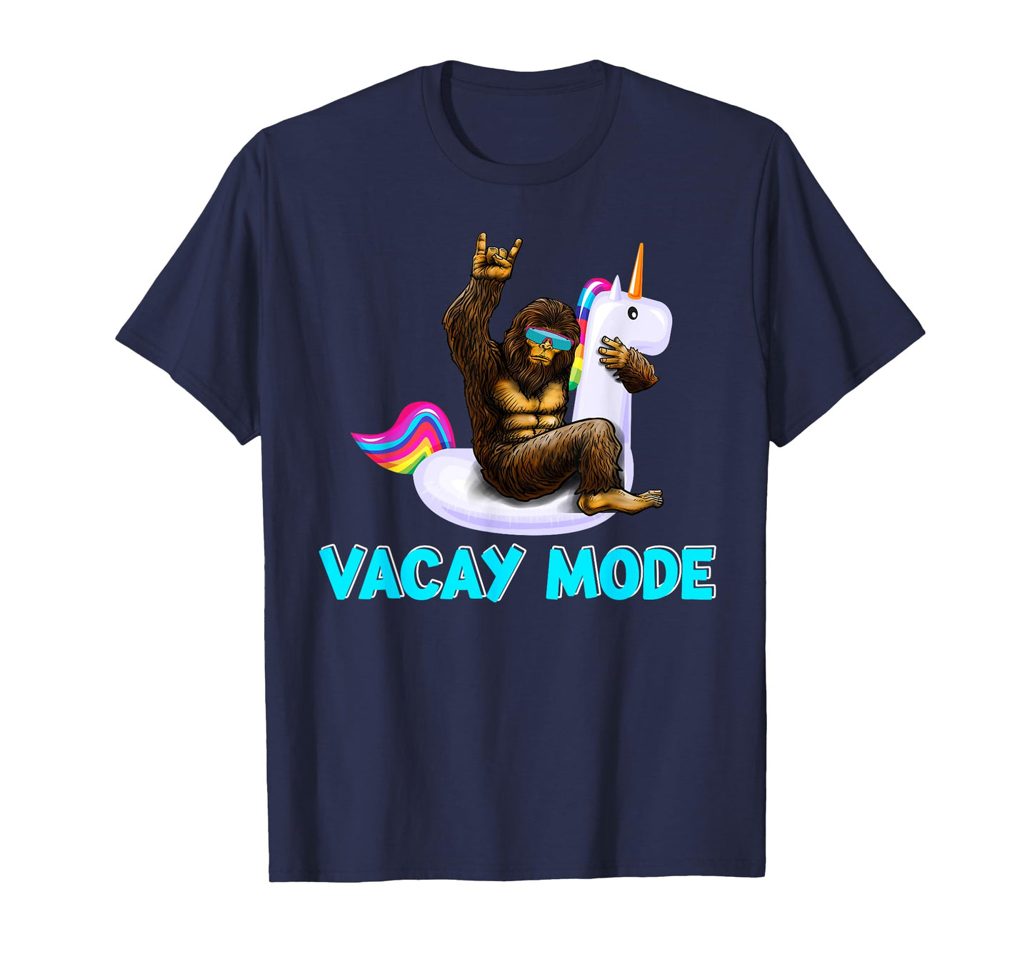 Trendy Vacation Outfit Pool Party Bigfoot Float Vacay Mode T-Shirt