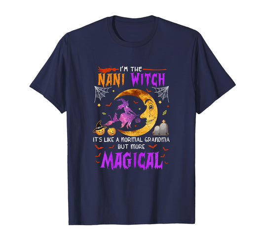 I'm Nani Witch Indian Grandma Magical Halloween T-Shirt