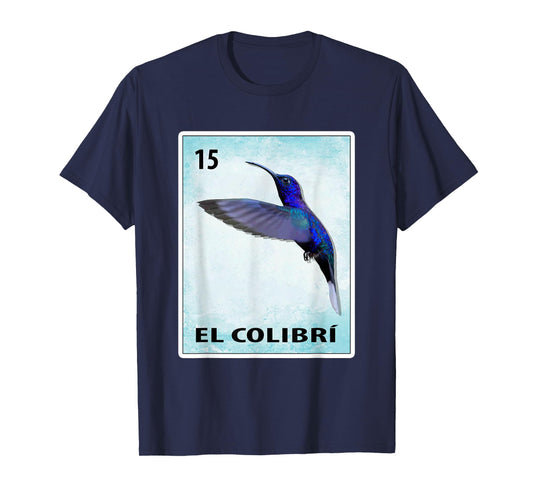 El Colibri Mexican Hummingbird Cards T-Shirt