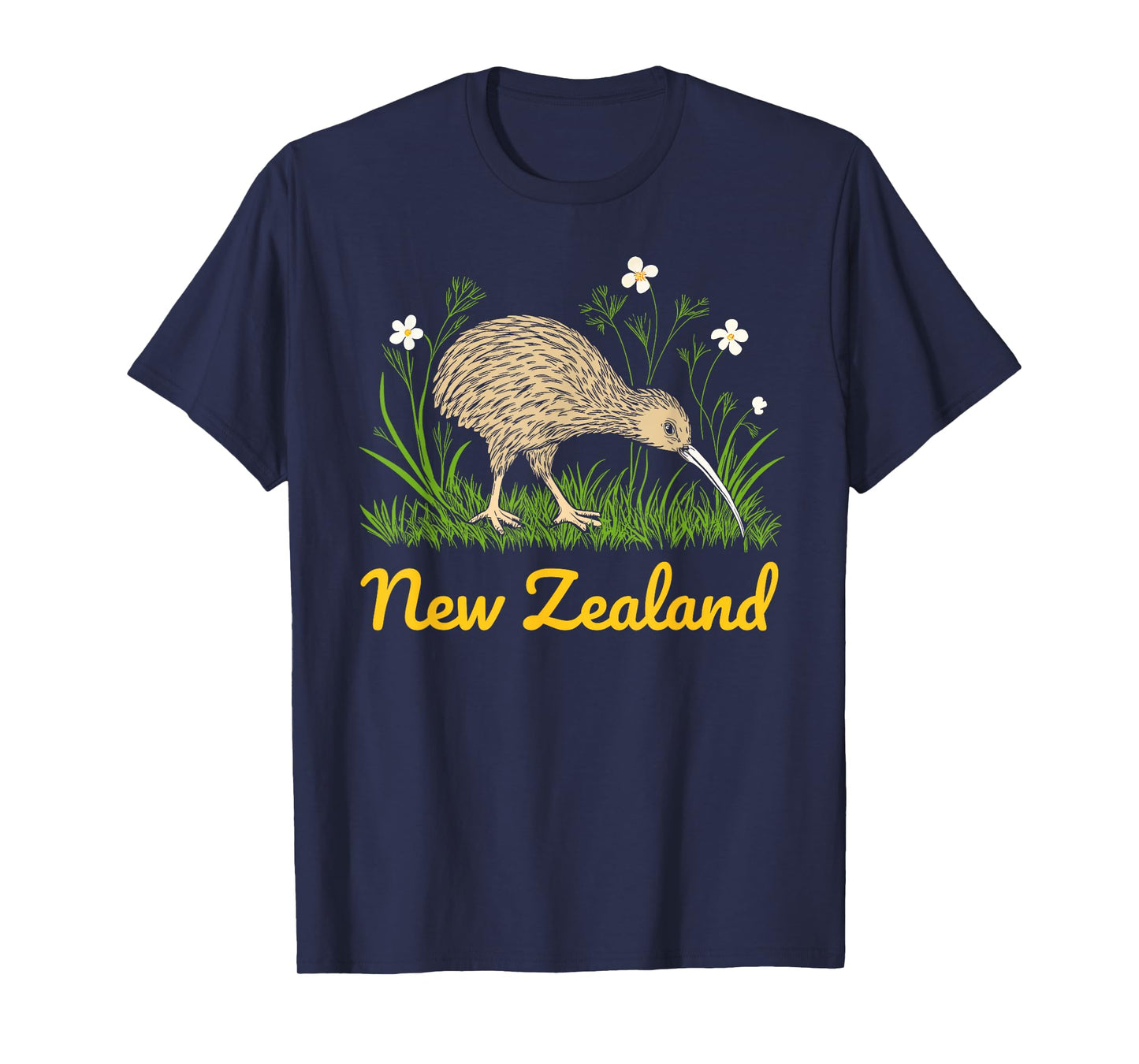 Kiwi New Zealand Vintage Bird NZ Cute Kiwis New Zealander T-Shirt