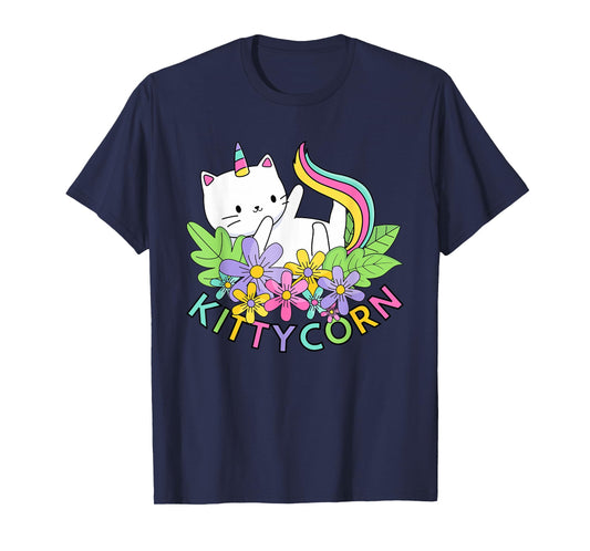 Rainbow Unicorn Cat Kittycorn T-Shirt