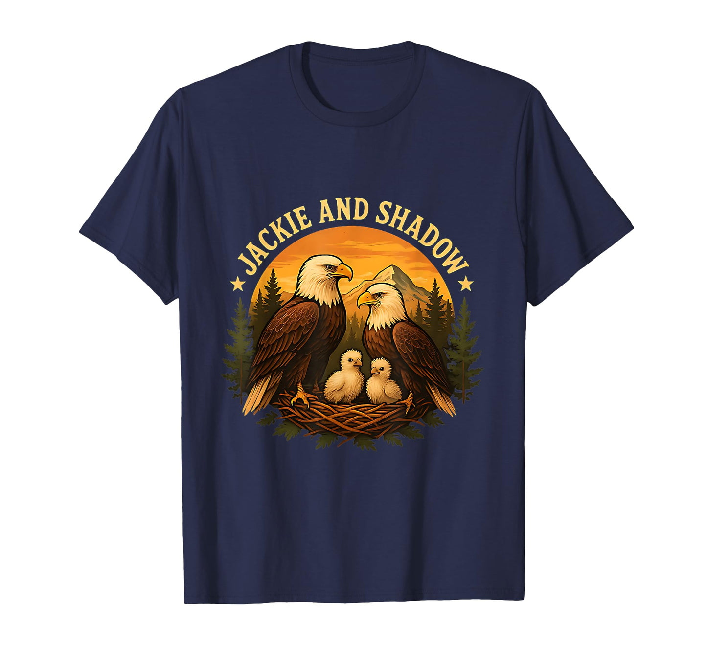 Jackie And Shadow Bald Eagle Vintage Wildlife Nature T-Shirt