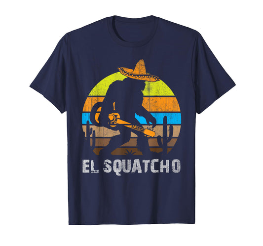 El Squatcho Shirt Bigfoot T Shirt Sasquatch T-Shirt