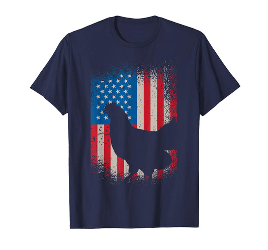 Chicken USA Flag design for Patriotic Farmer T-Shirt for Women Kids Men