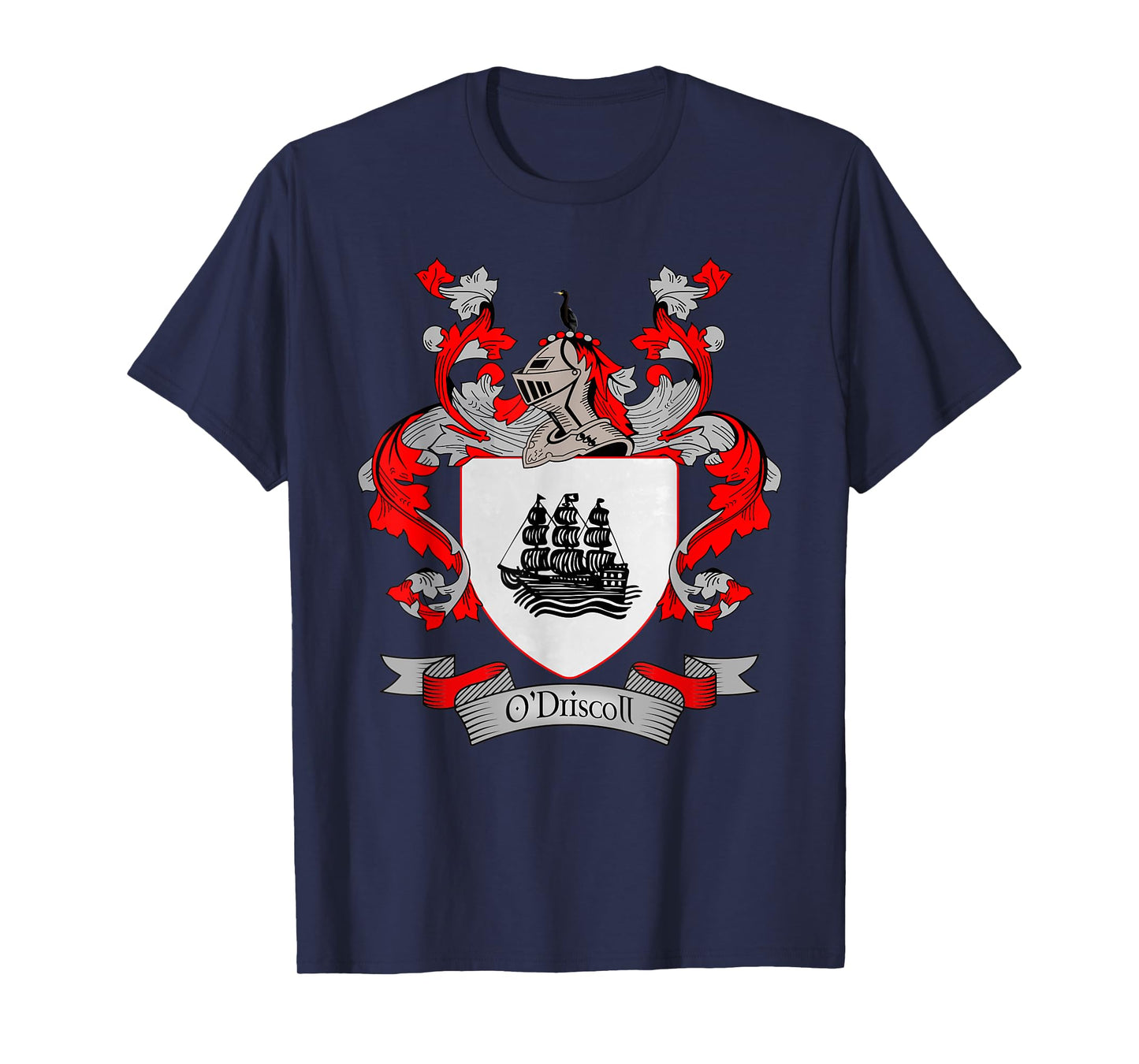 O'Driscoll Coat of Arms | O'Driscoll Surname Family Crest T-Shirt