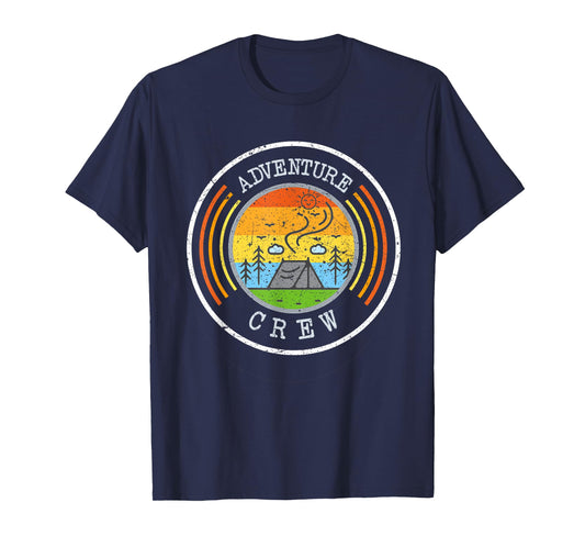 Camping Matching Shirts for Family Camper Adventure Crew T-Shirt