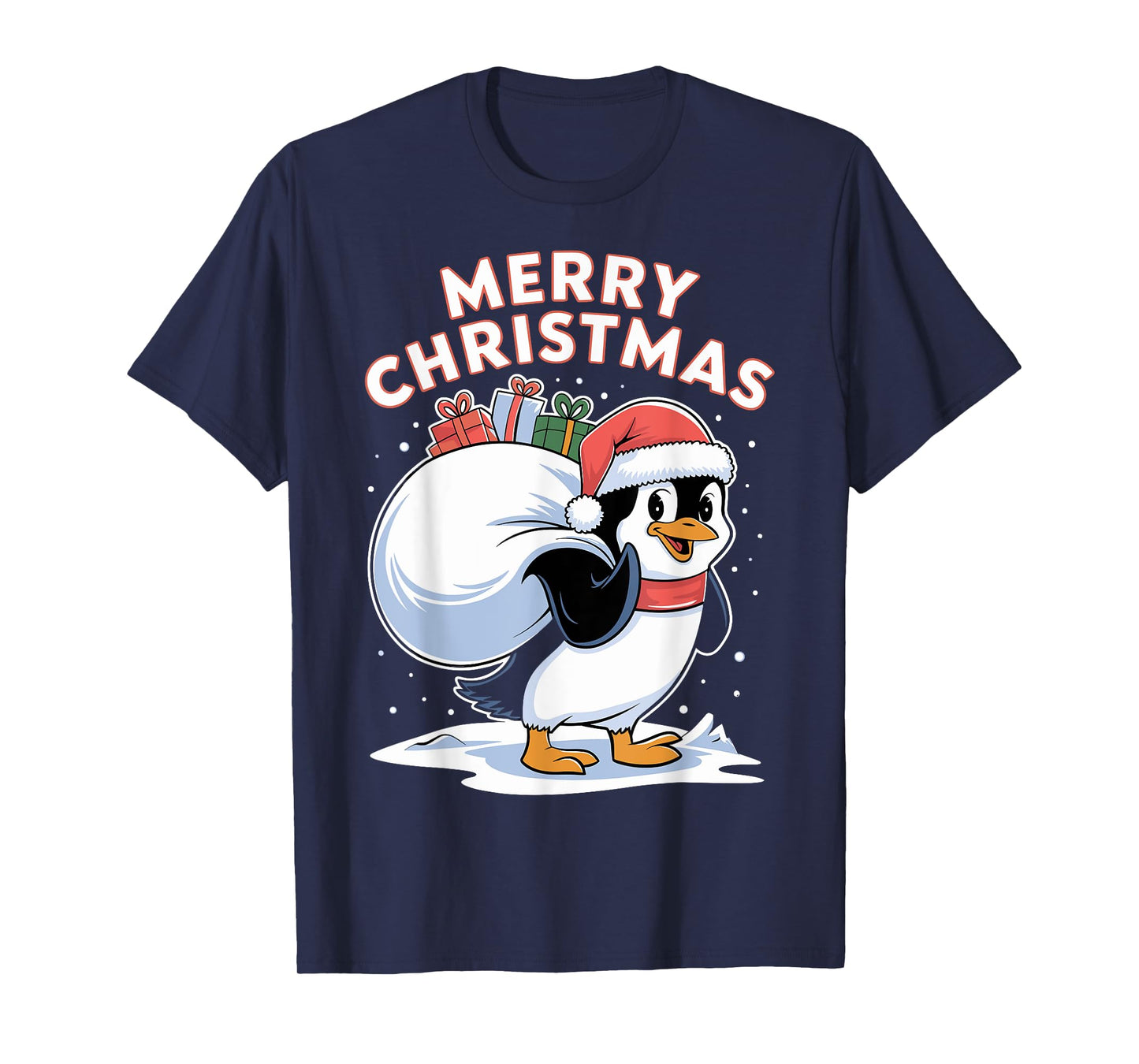 Merry Christmas Emperor Penguin T-Shirt