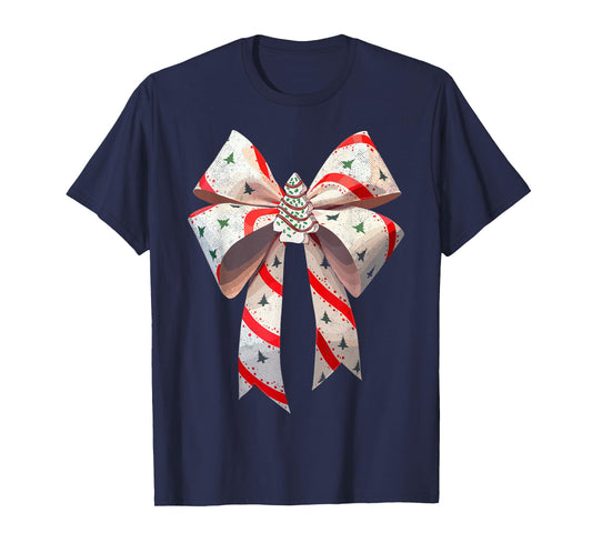 Christmas Party Family Matching Tee New Year Xmas Funny Christmas Bow Xmas Present Costume T-Shirt