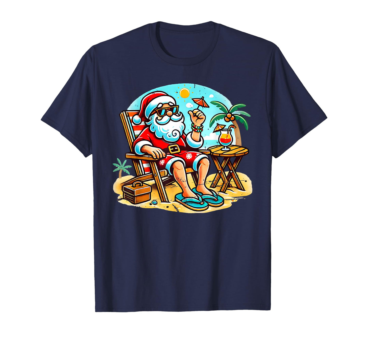 Xmas In July Santa Summer Christmas In June Beach Boys Girls T-Shirt