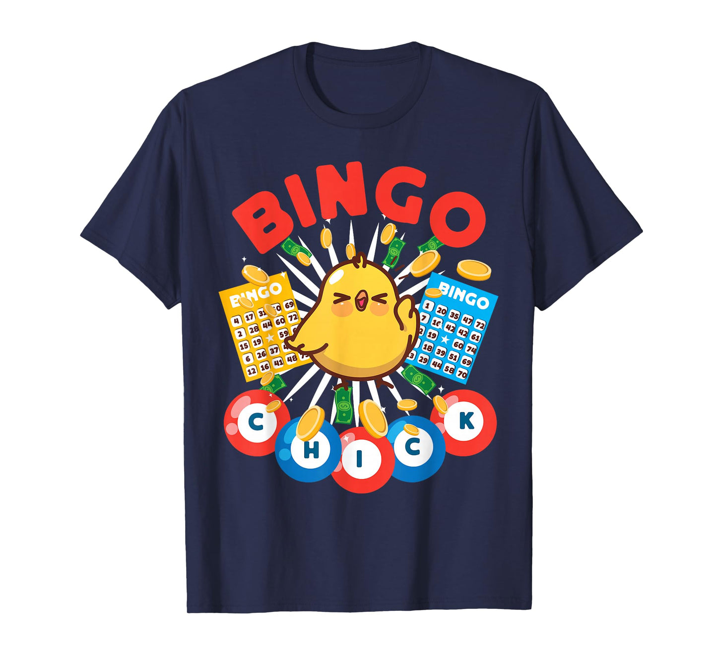 Bingo Player Chicken Girl Bingo Chick T-Shirt