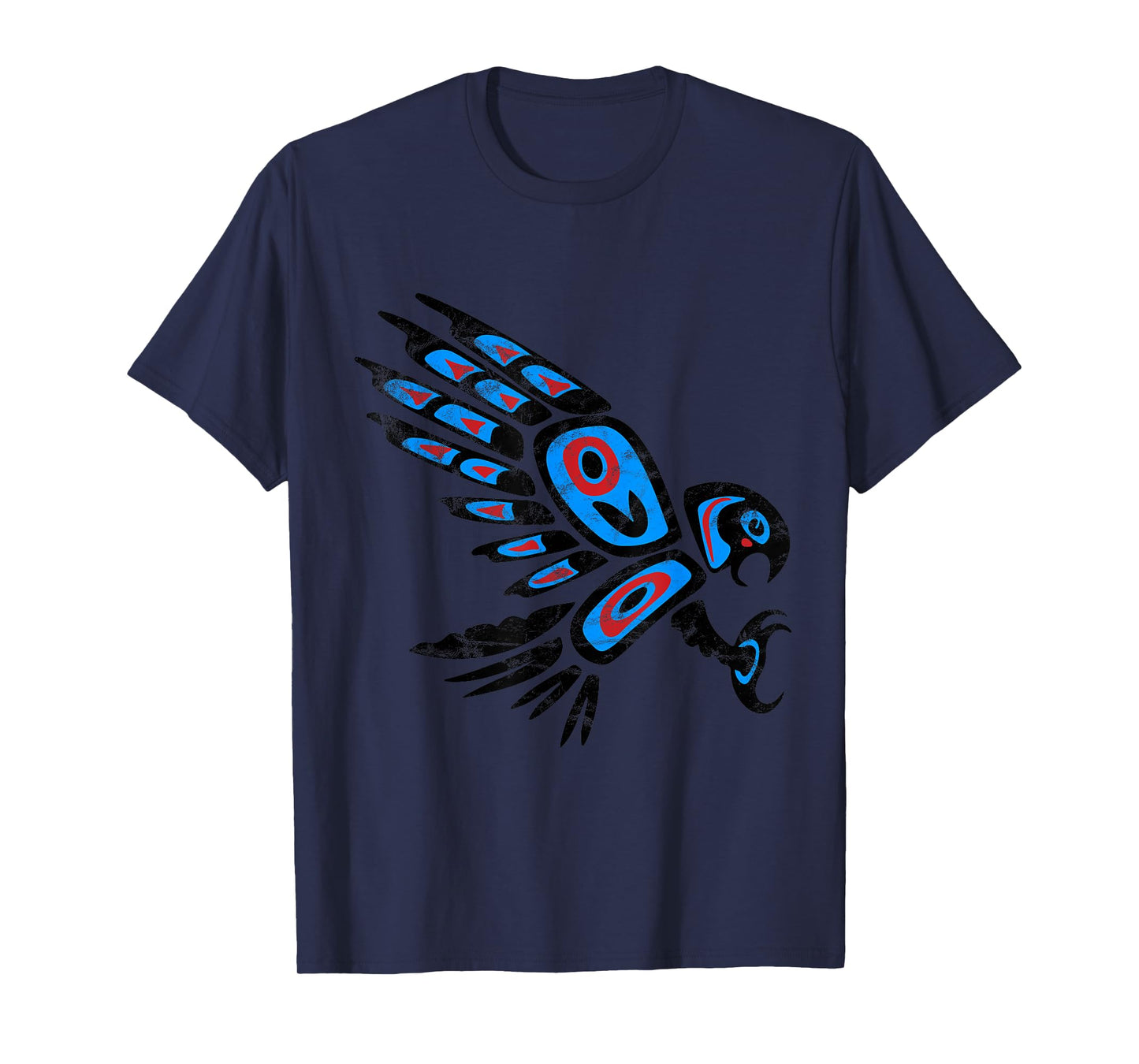 native american red tailed hawk bird Totem tribal T-Shirt