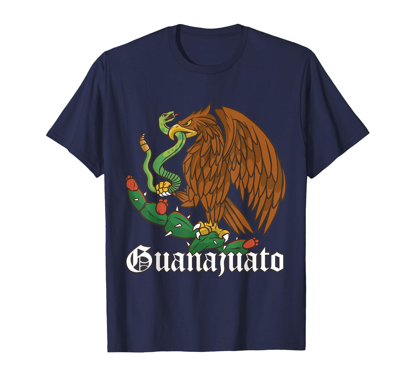 Guanajuato Mexico with Mexican Eagle, Guanajuato T-Shirt