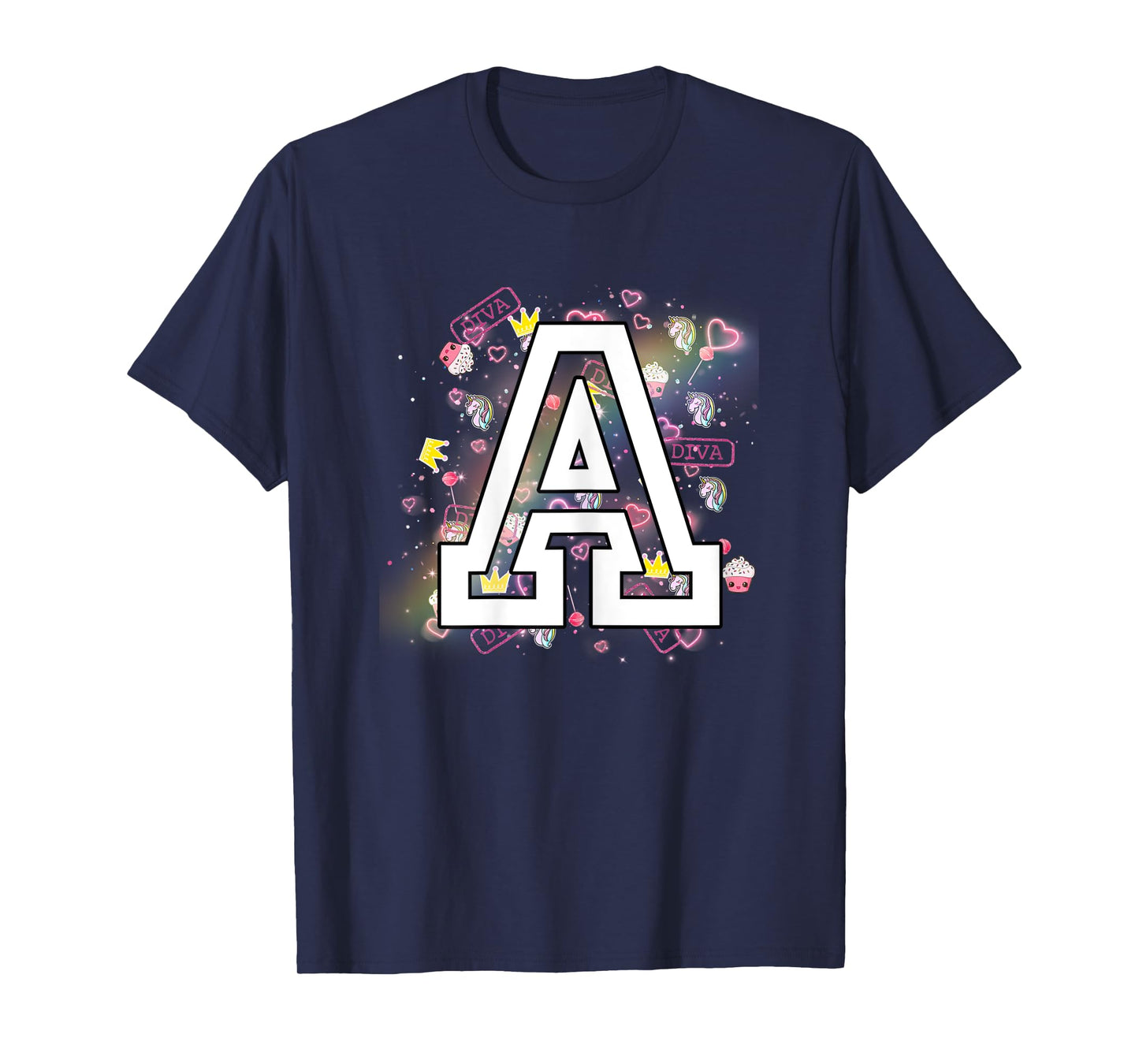 Kids Letter A Clothing For a Girl Who's Name Starts With A T-Shirt