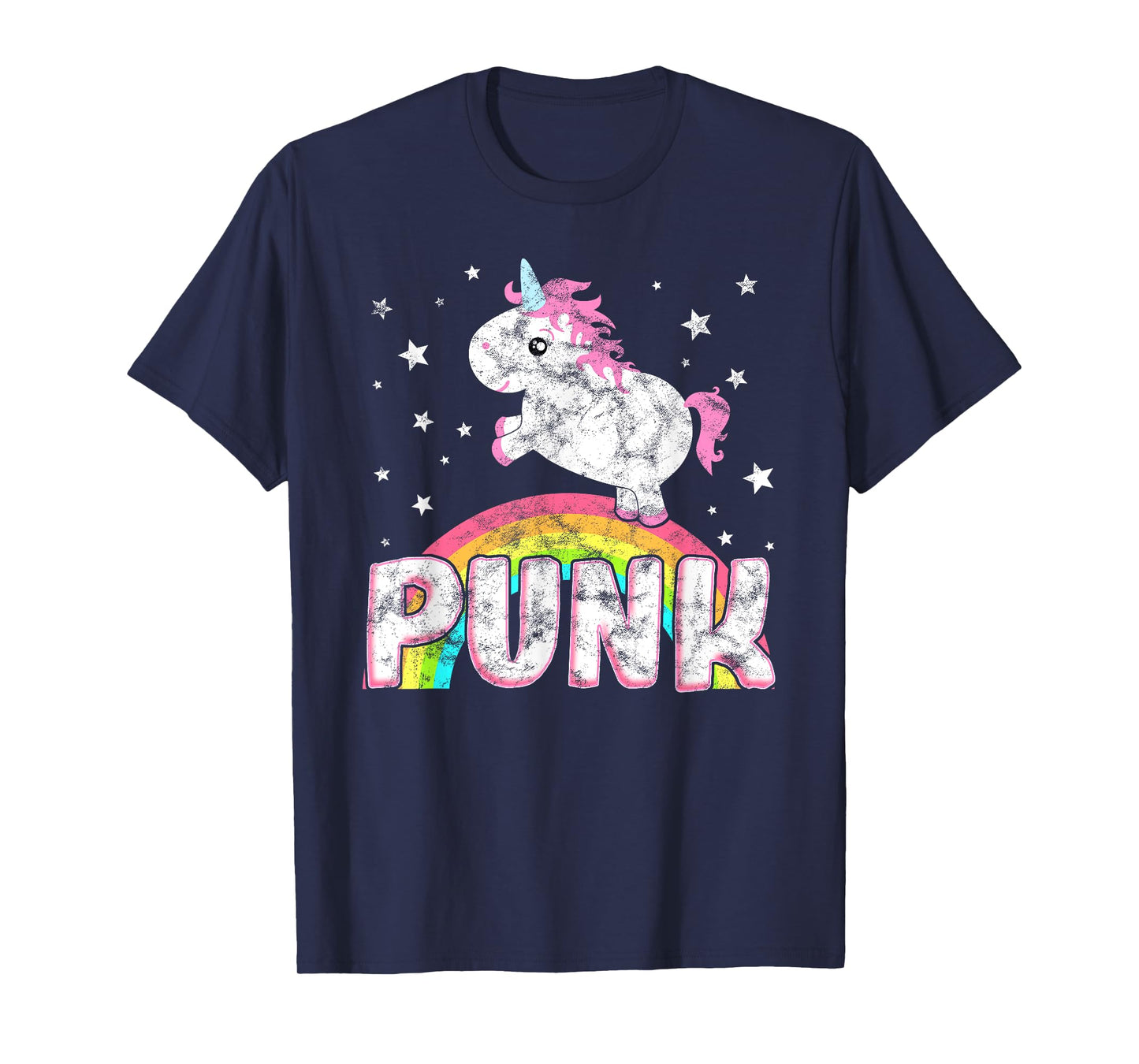 Funny Ironic Cool Unicorn Punk Rock Music Tee Festival Shirt T-Shirt