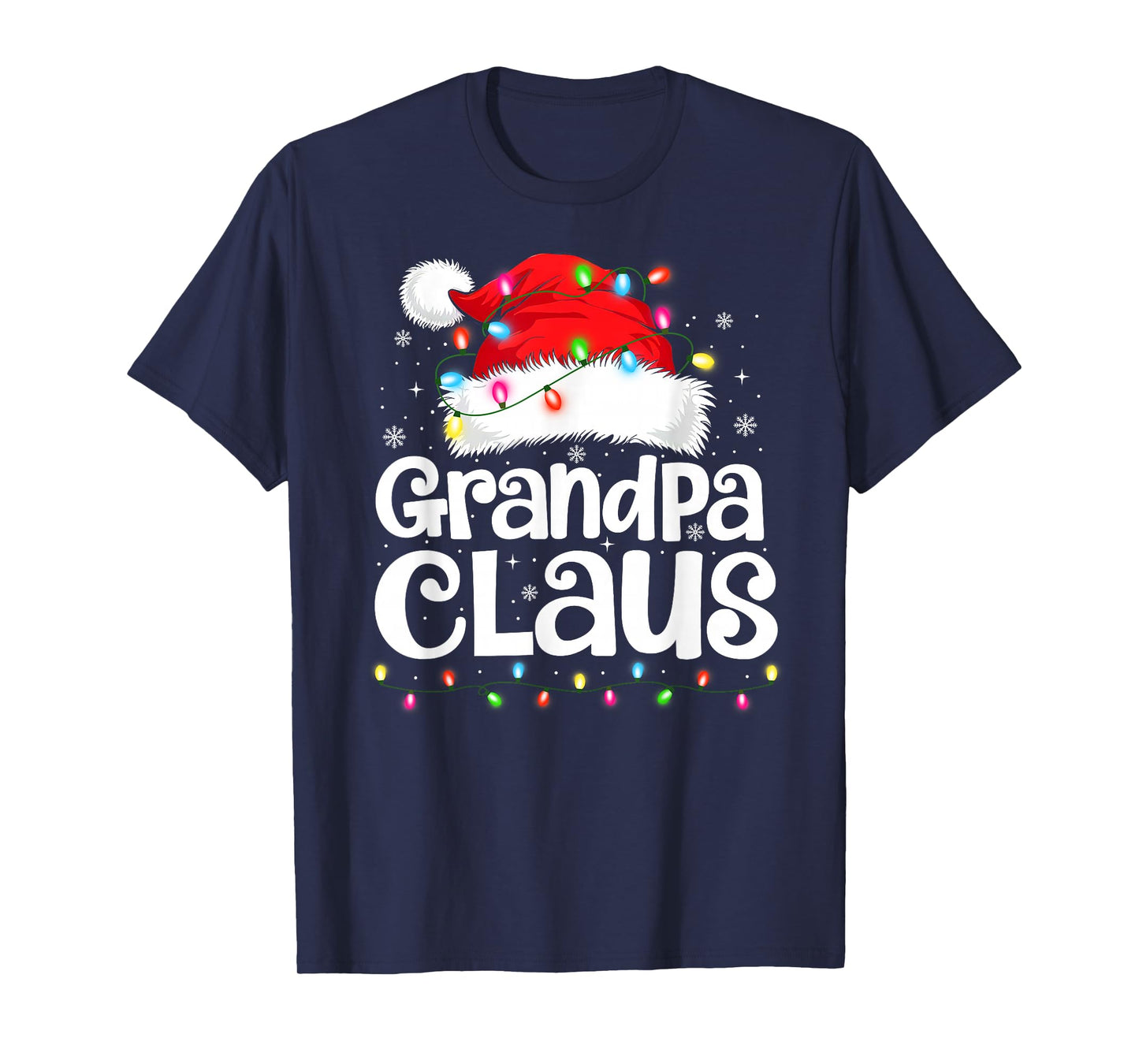 Grandpa Claus Matching Family Christmas Funny Xmas Pajamas T-Shirt
