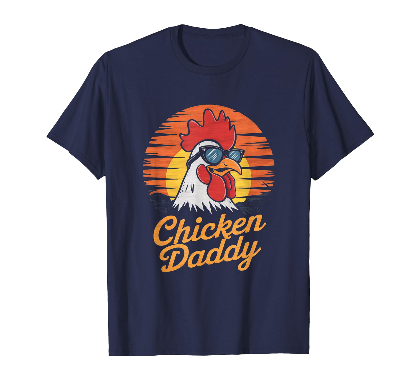 Chicken Daddy Vintage Farmer Funny Fathers Day Mens Gifts T-Shirt