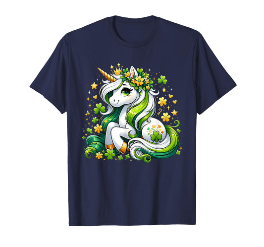 Lepricorn Unicorn St Patricks Day Cute Saint Pattys Unicorn T-Shirt