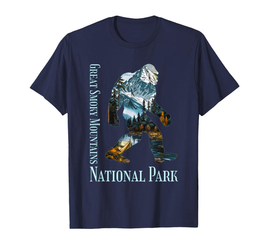 Great Smoky Mountains National Park Bigfoot Sasquatch T-Shirt