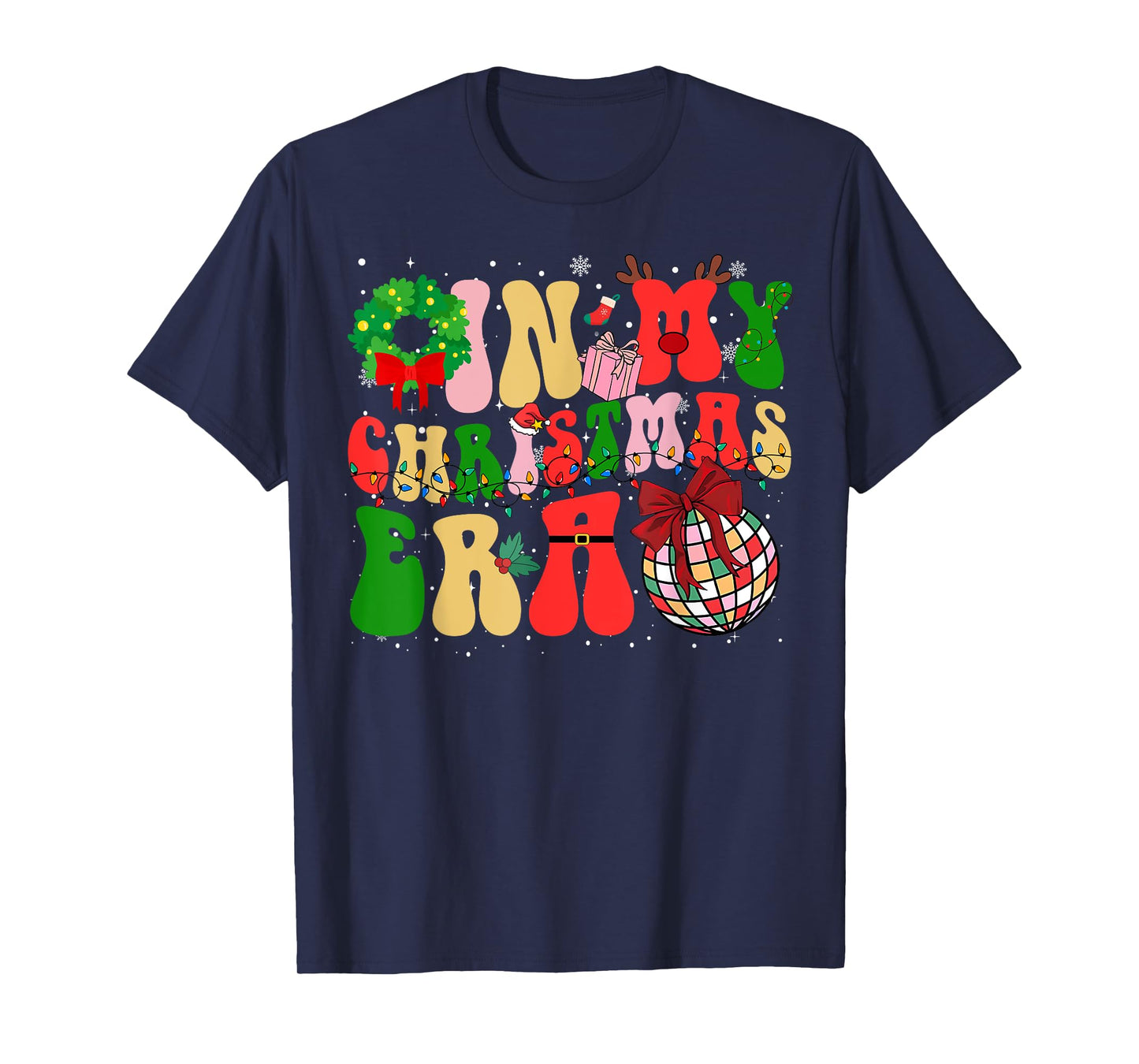 Family Matching in My Christmas Era Xmas 2025 Men Women Kid T-Shirt