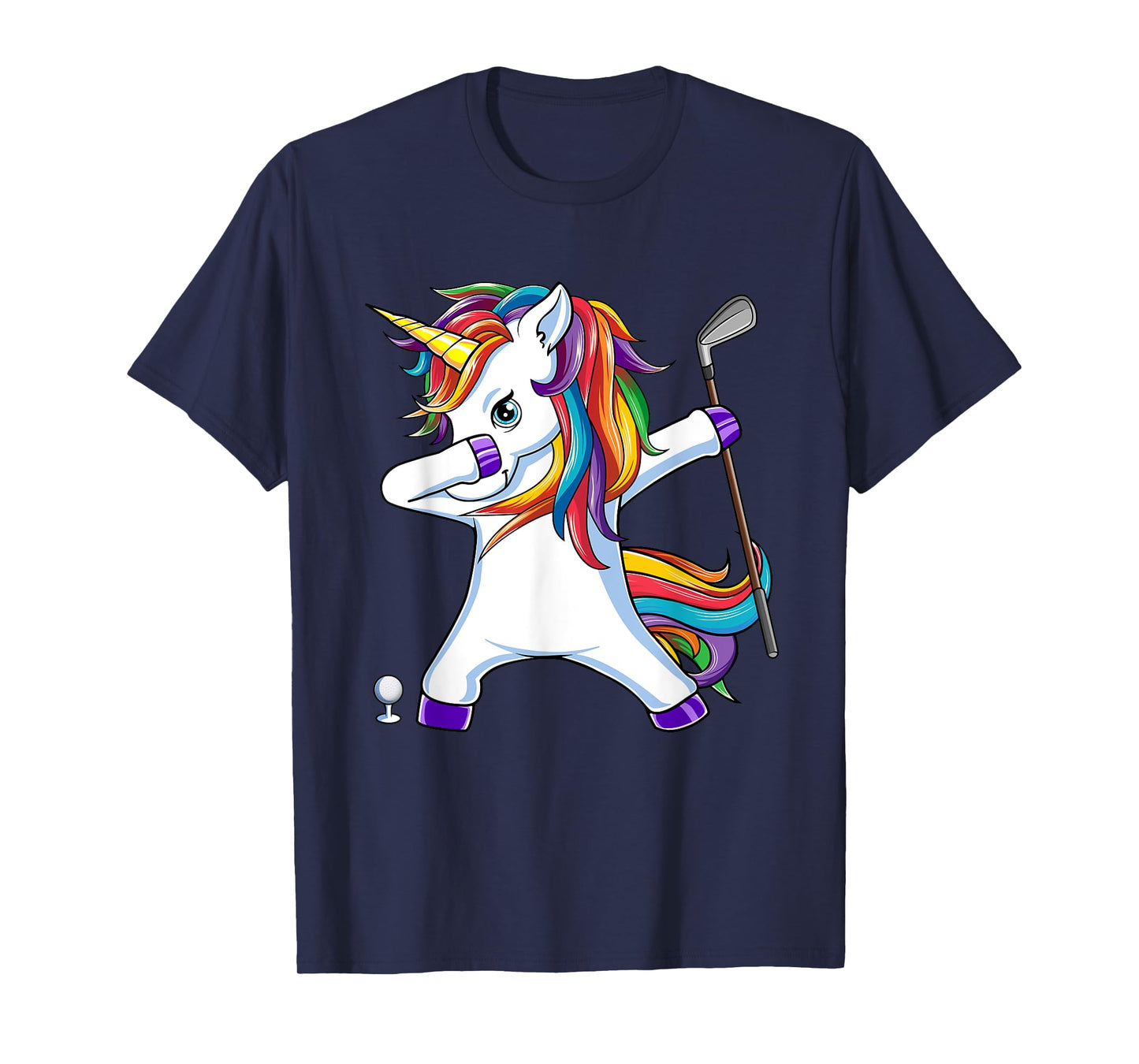 Dabbing Unicorn Golf - Golfing Golfer Girl Gift T-Shirt