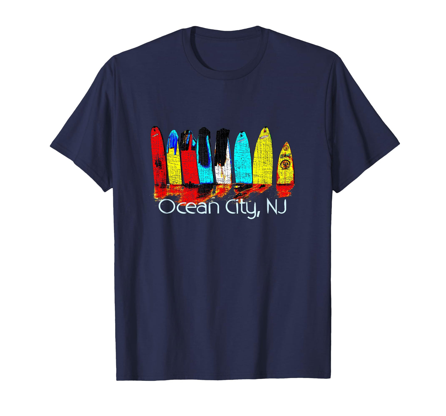 Ocean City New Jersey Surfing T-Shirt T-Shirt