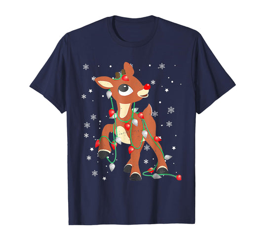 Rudolph The Red Nose Reindeer For Kids And Christmas Fan T-Shirt