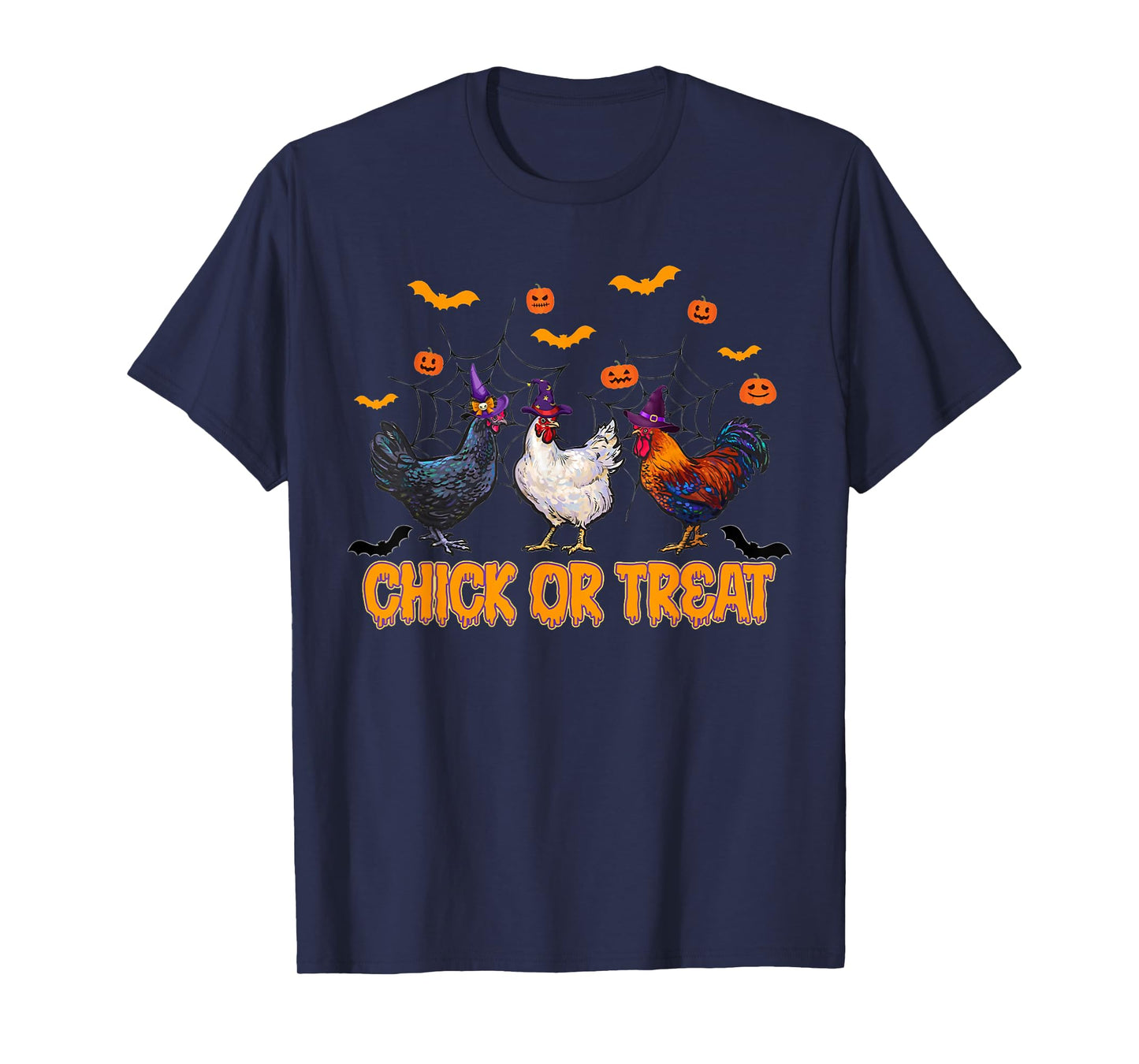 Cute Chicken Halloween Chick Or Treat T-Shirt