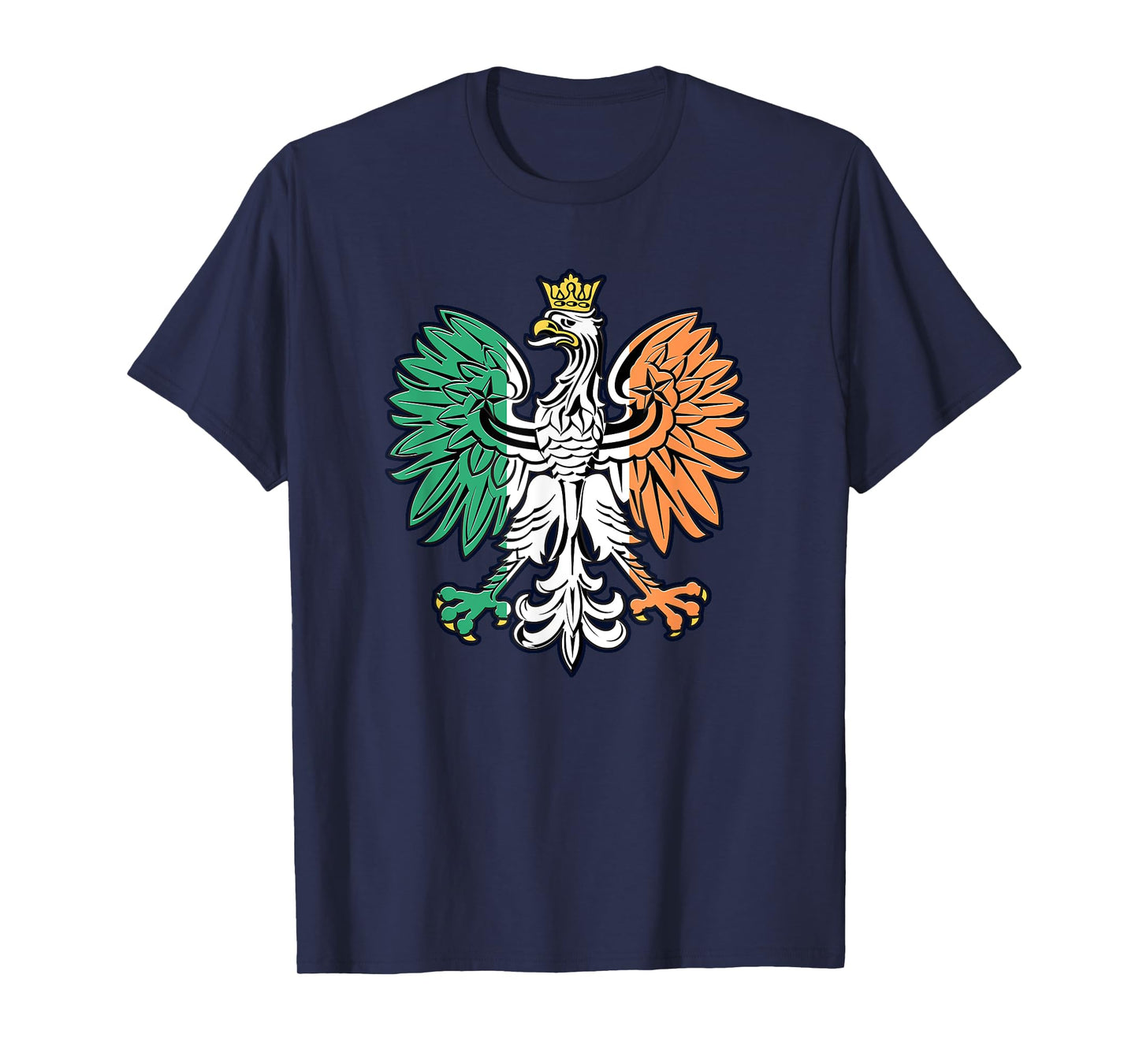 Polish Irish Flag Poland Eagle T-Shirt