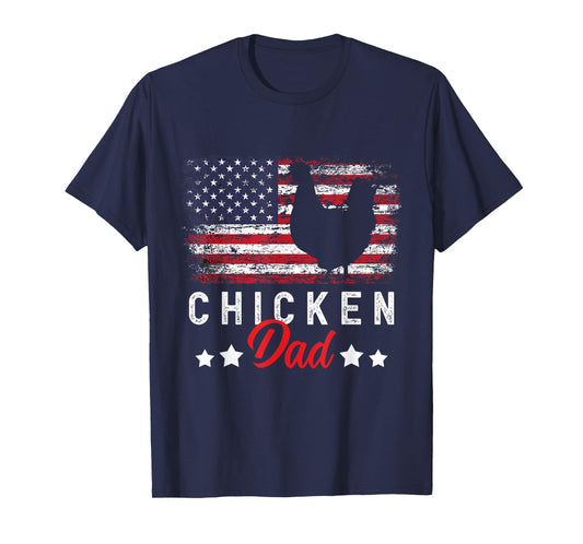 Funny Farmer Father Gift | Chicken Dad T-Shirt