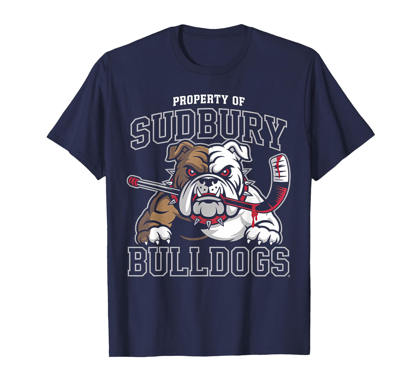 Property of Sudbury Bulldogs Fun Lover Hockey Sport T-Shirt