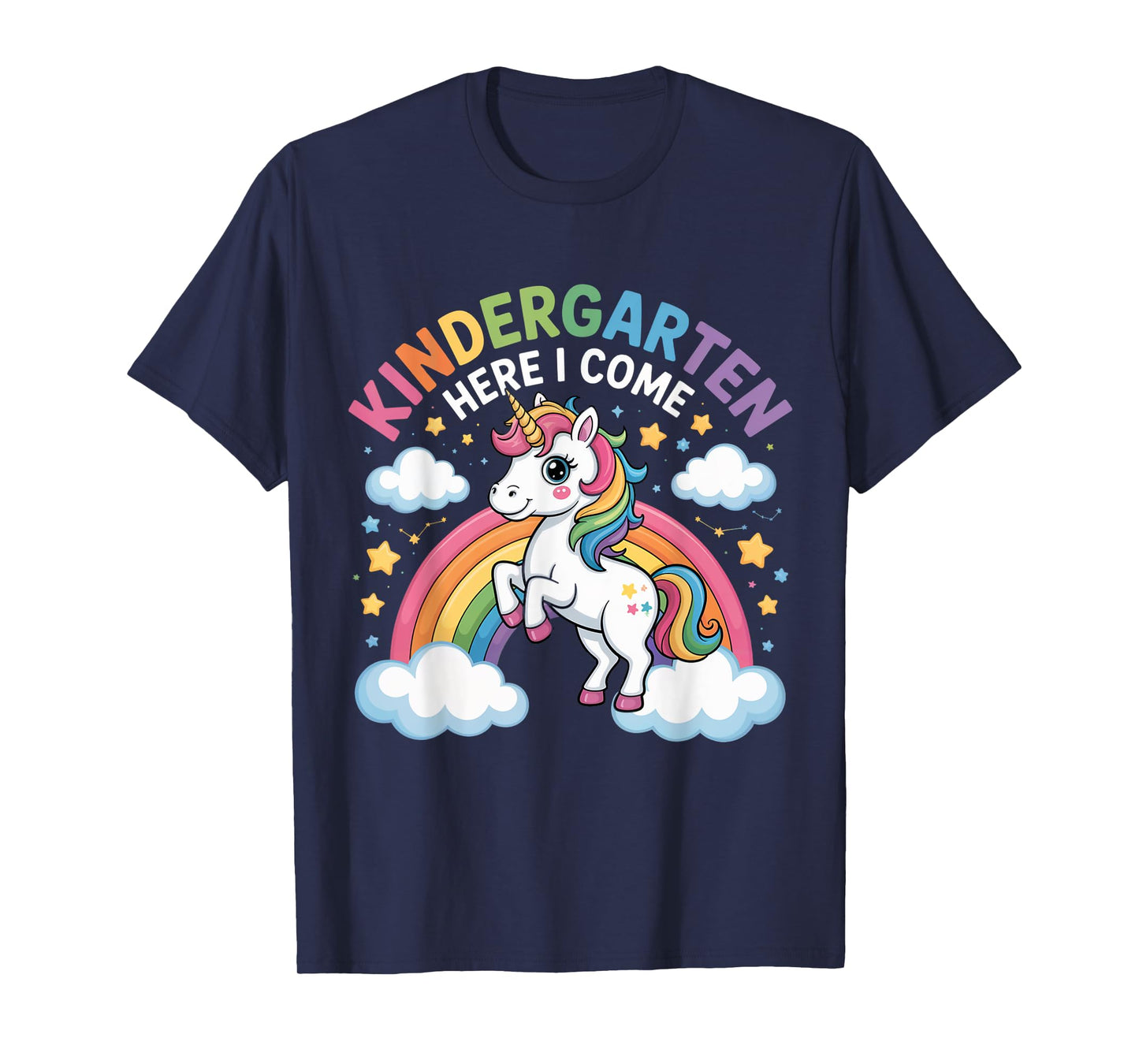 Unicorn Kindergarten Here I come School Kindergarten Girl T-Shirt
